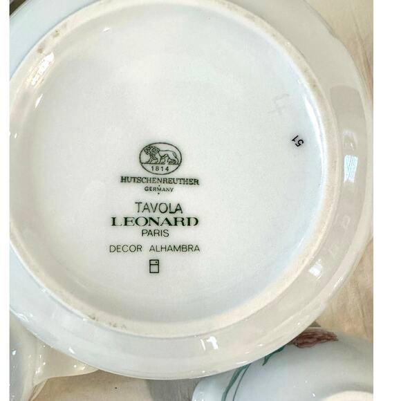 Alhambra by Hutschenreuther Tavola Leonard Paris 23-Piece Tea Set-Extremely Rare - Picture 13 of 16